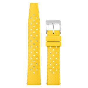 WATCHDIVES Premium Grade FKM Rubber Watch Strap for Seiko for Rolex 20/22mm Fast Release Watchbands Rubber Strap Tropical Strap2026