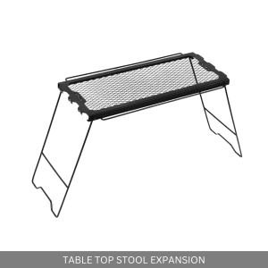 FOLDABLE STOOL EXPANSION TABLETOP MILITARY STYLE DIY MULTI-FUNCTION MESH SIDE HANGING TABLE FOR CAMPING OUTDOOR