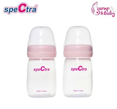 Spectra - Wide-Neck Breast Milk Storage Bottles PP (Pack of 2)