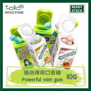 40g 强劲薄荷口香糖 葡萄柚茉莉花 玫瑰乌龙 无糖口香糖 即食食品 Chewing Gum Sugar Free Mint Candy Snack