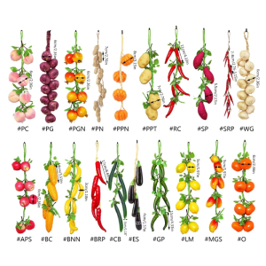 Artificial Vegetable String Vine for Home Wedding Garden Decoration Hanging Garlands Wall