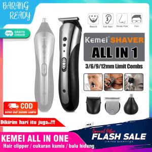 HAIR CLIPPER ALAT CUKUR KEMEI KM-1407 MESIN POTONG RAMBUT CAS