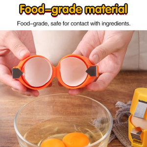 Eggshell Opener Egg Handheld Separator Portable Cooking Tool Kitchen Baking Accessories Handheld Shell Separator 开蛋壳神器
