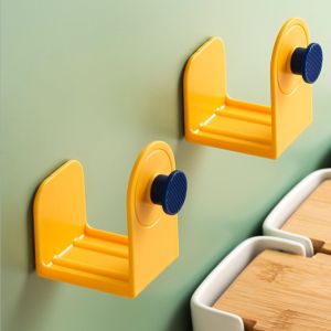 Malaysia Seller - 2pcs Pot Lid Rack Wall Hooks Wall Hanging Pan Cover Organizer Cutting Board Storage Wall Mounted Pot Racks