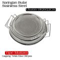 Alat Tiris Minyak Gorengan Stainless Steel Premium Mangkok Saringan Peniris Minyak Minyak Serbaguna. 