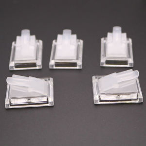 LEI แหวนอะคริลิคตั้งโชว์เครื่องประดับผู้ถือเครื่องประดับผู้จัดเครื่องประดับกรณียืนอุปกรณ์ประกอบฉากการถ่ายภาพ