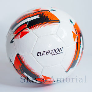 Bola Sepak Bahan Kulit Sintetis Handmade Size 5 SPE White