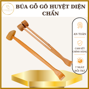 Búa Gõ Huyệt Chân Gỗ Thơm Dụng Cụ Diện Chẩn Cải Thiện Đau Lưng Vai Gáy