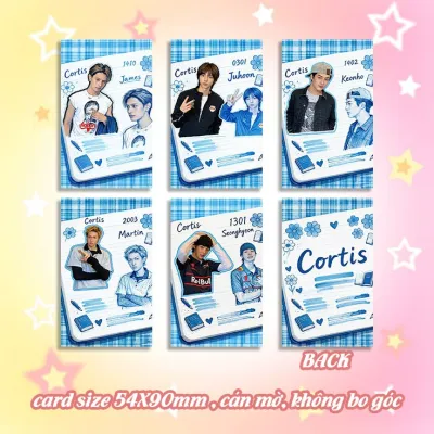 BOX MIX 50 CARD DES CORTIS photocard Cỏ Tí lúm kẹo Seonghyeon Keonho Martin James Juhoon
