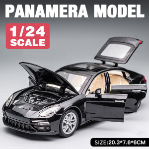 LEO 1:24 Porsche Panamera Toy Car Model Metal Alloy Diecast Miniauto Truck Vehicle Sound and Light Toy Car Toys For KidsChildrens Toys for boy