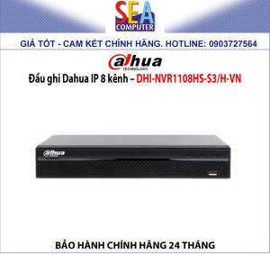 Đầu ghi Dahua IP 8 kênh - DHI-NVR1108HS-S3/H-VN