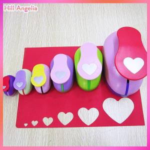 [Hill Angelia] Cute Paper Shaper Cutter DIY Cards Making Heart-shaped Hole Punch Convenient Scrapbooking Gifts Handmade