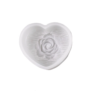 3D Heart Shape Silicone Molds for Making Soap Home Decoration Temperature Resistant Epoxy Resin Silicone Molds