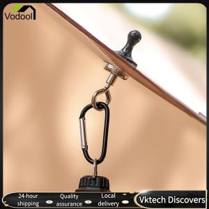 【Vodool】 Multifunction Keychain Snap Buckle Aluminum Alloy Magnet Hanging Buckle D Type Mini Portable EDC Climbing Tools Outdoor Survival Tools