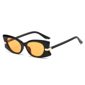 JN IMPRESSION Cross-border new butterfly frame sunglasses personalized metal style small rectangular quick decorative sunglasses for women