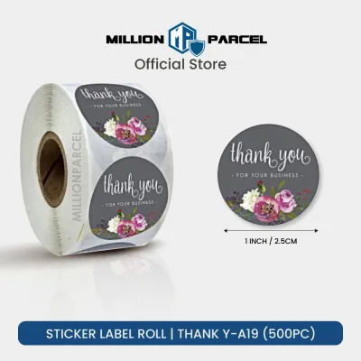 Sticker Roll 100 - 500pcs | CNY Sticker | Chinese New Year Sticker | Christmas Sticker | Thank you Handmade Gift Sticker