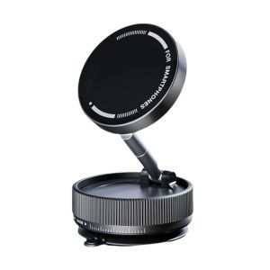 【WOKEN】2025 New Magnetic Phone Holder for Car 360 Degree Rotating Vacuum Adsorption Multi-Function Foldable Lazy Phone Holder for Car/Glass/Smooth Surfaces