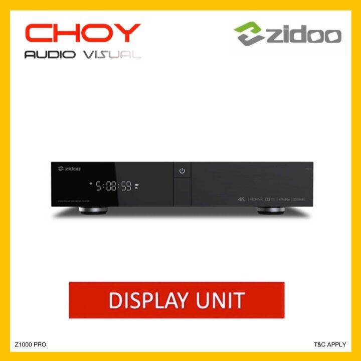 Zidoo Z1000 Pro 4K UHD Android Media Player Display Unit | Lazada