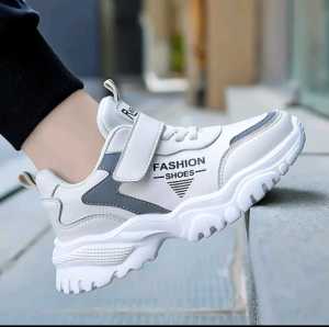 DLaries88. sepatu sneakers anak laki-laki dan wanita trend striped fashion shoes