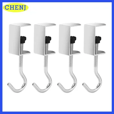 CHENJ Móc treo bàn bằng thép có thể xoay 360 °-Móc cạnh bàn có thể tháo rời móc treo tai nghe chơi game móc treo ba lô lưu trữ