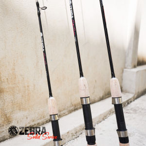 คันสปิ้น ZEBRA (ซีบร้า โซริท ซีรีย์) งานไฟเบอร์ตัน  ด้ามไม้ก๊อก  เวท 80-150 เหมาะกับงานหน้าดิน เหยื่อปลอม งานทะเล