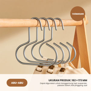 ECOCO Hat Hanger Hook Silvery - Kait Gantungan Topi Pengait Dinding Kait Serbaguna Gantungan Elegan Gantungan Silvery Eksklusif Gantungan Topi Stylish Gantungan Topi & Aksesor Kait Tempel Serbaguna Kait Multifungsi Topi Gantung Multifungsi Gantu
