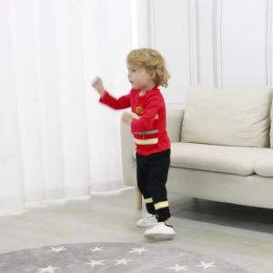 Boys Pilot Costumes Baby Firefighter Clothing Infant Cosplay Party Outfits Set Long Pants with Hat Halloween Costume2026