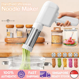 SG in stock 2025 new automatic noodle maker quick 20-second completion comes with 5 noodle masks and 3 sausage masks