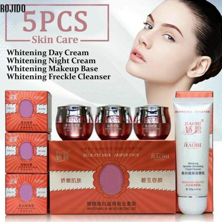 ROJIDO 5 in 1 Original JiaoBi Cream Whitening Ying Skin Care Vitamin ...