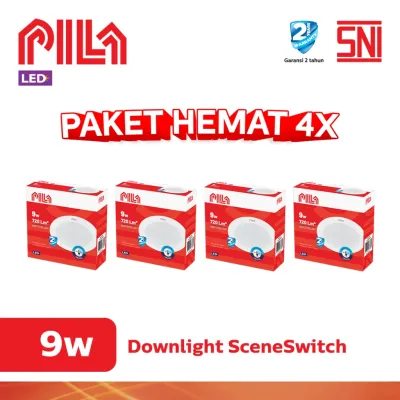 PILA Lampu Plafon LED Downlight SceneSwitch 9 Watt 30 - 65K