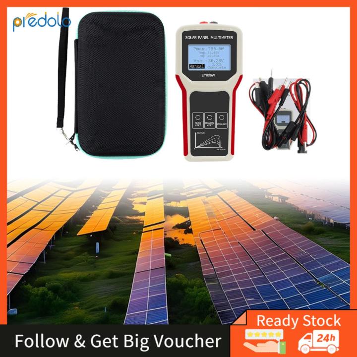 thumbnail image 2 of Solar Power Meter LCD Solar Panel Multimeter Tester - MPPT Power Meter For Photovoltaic Panels With LCD Display Solar System Diagnostic Tool 2 of 9