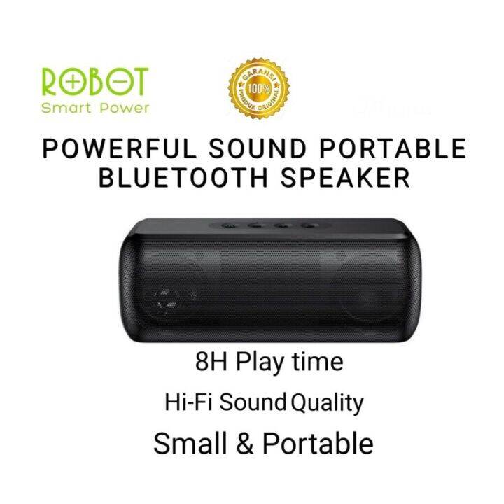 Promo Robot RB220 Speaker Bluetooth 5.0 Powerful Sound Portable True ...