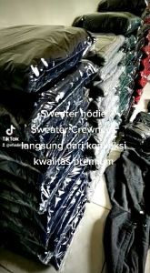 sweater fashisn fleece big size cowok sweater hodie polos Sweatshirt premium sweater hodie pria/wanita