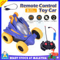RC Stunt Car 360 Degree Anti-Collision With Light & Music Tornado Twister Spin Remote Control Car 360° Stunt RC Car Mainan budak lelaki Gift| DaQueen. 