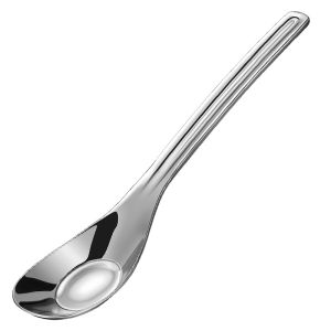 ช้อนสแตนเลสสำหรับมื้อค่ำด้ามยาวสีทองสีแดงช้อนขนมหวานสำหรับอุปกรณ์ในครัว