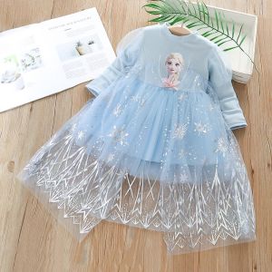 Dress Anak ELSA Gaun Pesta Ulang Tahun Baju Anak Perempuan Import