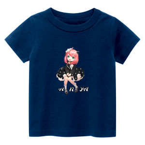 Tshirt kids kaos atasan oblong sablon karakter ANYA anak perempuan usia 1-12tahun