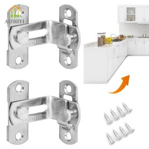 【New Arrival】 16Pcs Metal Door Latches Anti-Theft Bolts for Barn Doors Window Cabinets Durable Security Lock Set