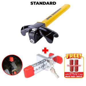 Universal Auto Anti Theft Car Vehicle Security Rotary Steering Wheel Lock Kunci Stereng Anti Theft Lock