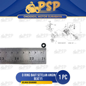 Oring Baut Setelan Angin Beat Fi - O Ring Karet Seal Sil Baud Langsam Stelan Angin Honda Beat Fi eSP