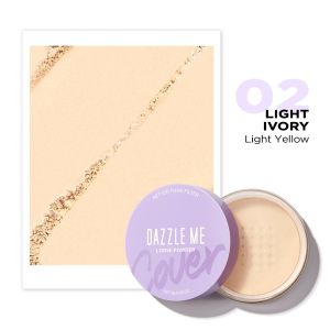 DAZZLE ME Better Than Filter Fixed Loose Powder | Long Wear Fast Oil Fix Silky Powder Tahan Air