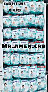 sweety silver renceng size : XL / dapet 6 pcs