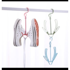 Gantungan Sepatu 4IN1/ Gantungan Multifungsi / Gantungan Lipat / Gantungan Sepatu Sandal / Hanger Sepatu MLH D08