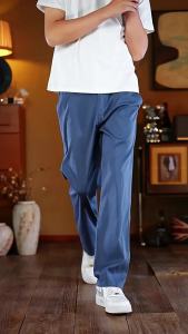 G7 Tencel Thin Jeans Men Summer Trendy Brand Mens Clothing Straight Casual Pants Mens Casual Draped Mens Pants Loose Pants 7/7