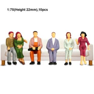 MINIMALUX 10/100pcs 1:75/1:50/1:30/1:25 Scale Sand Table Model Mixed Color 1:200/1:150/1:100 Simulation Human Model  Handmade Passengers Train Scenery Figures