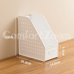 Desk Organizer with Pen Holder Desk Magazine File Holder Rack File Organizer for Office Desktop