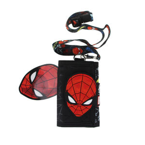 LJAustralia smiggle original childrens wallet messenger bag boy spider cool kids coin purse 5 inches