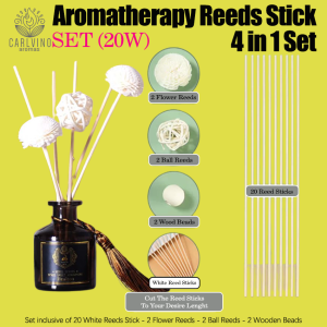 REED DIFFUSER MUJI STYLE ESSENTIAL OIL GLASS CONTAINER