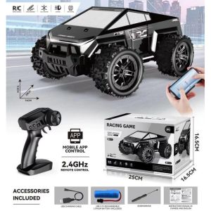 ADDO APP Control RC Off-road Car 1/20 Cyber ​​2.4G Model Vehicle  LED Light Remote Control Car