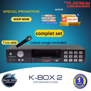 Platinum K-BOX 2 KS-40+ DVD Karaoke Player with Free Wired mic - VOLUME 33 UPDATED CD